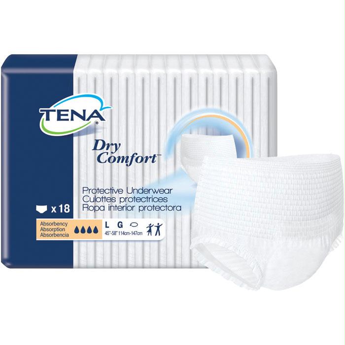 Tena Dry Comfort Protective Underwear, Large, 45"- 58" - MahaStar Adult Products