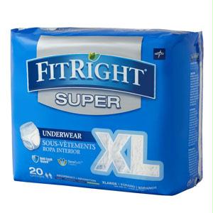 Fitright Super Protective Underwear, X-large 56" - 68" - MahaStar Adult Products