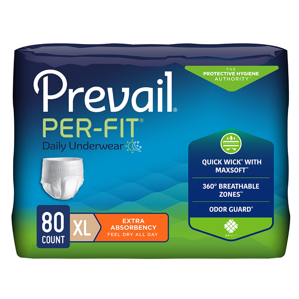 Prevail® Per-Fit® Incontinence Protective Underwear, XLarge - MahaStar Adult Products
