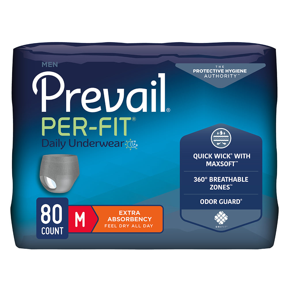 Prevail® Per-Fit® Incontinence Protective Underwear for Men, Small/Medium - MahaStar Adult Products
