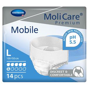 Molicare Premium Mobile 6d Disposable Protective Underwear Large 39" - 59" - MahaStar Adult Products