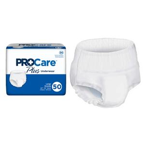 Procare Plus Protective Underwear, Large, 44" - 58" - MahaStar Adult Products