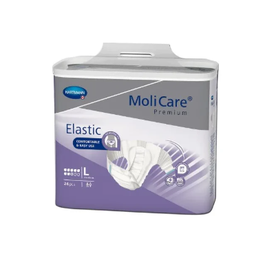Molicare Premium Elastic Brief 8d, Large 45" - 57" - MahaStar Adult Products