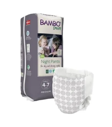 Bambo Dreamy Night Pants, Girls, 8-15 Years - MahaStar Pediatric Products