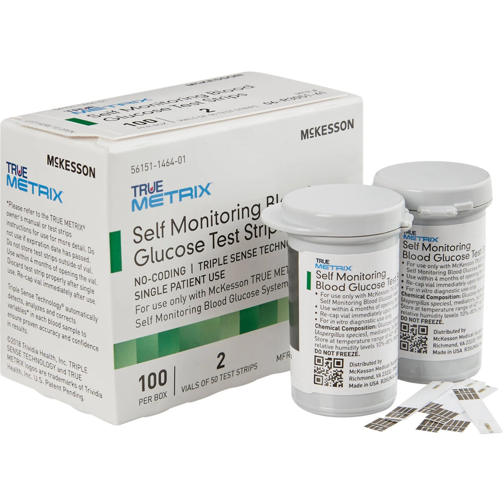 McKesson TRUE METRIX Self Monitoring Blood Glucose Test Strips