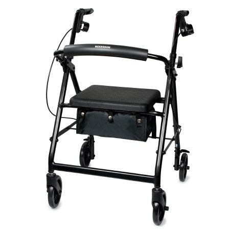 McKesson 4 Wheel Folding Lightweight Rollator