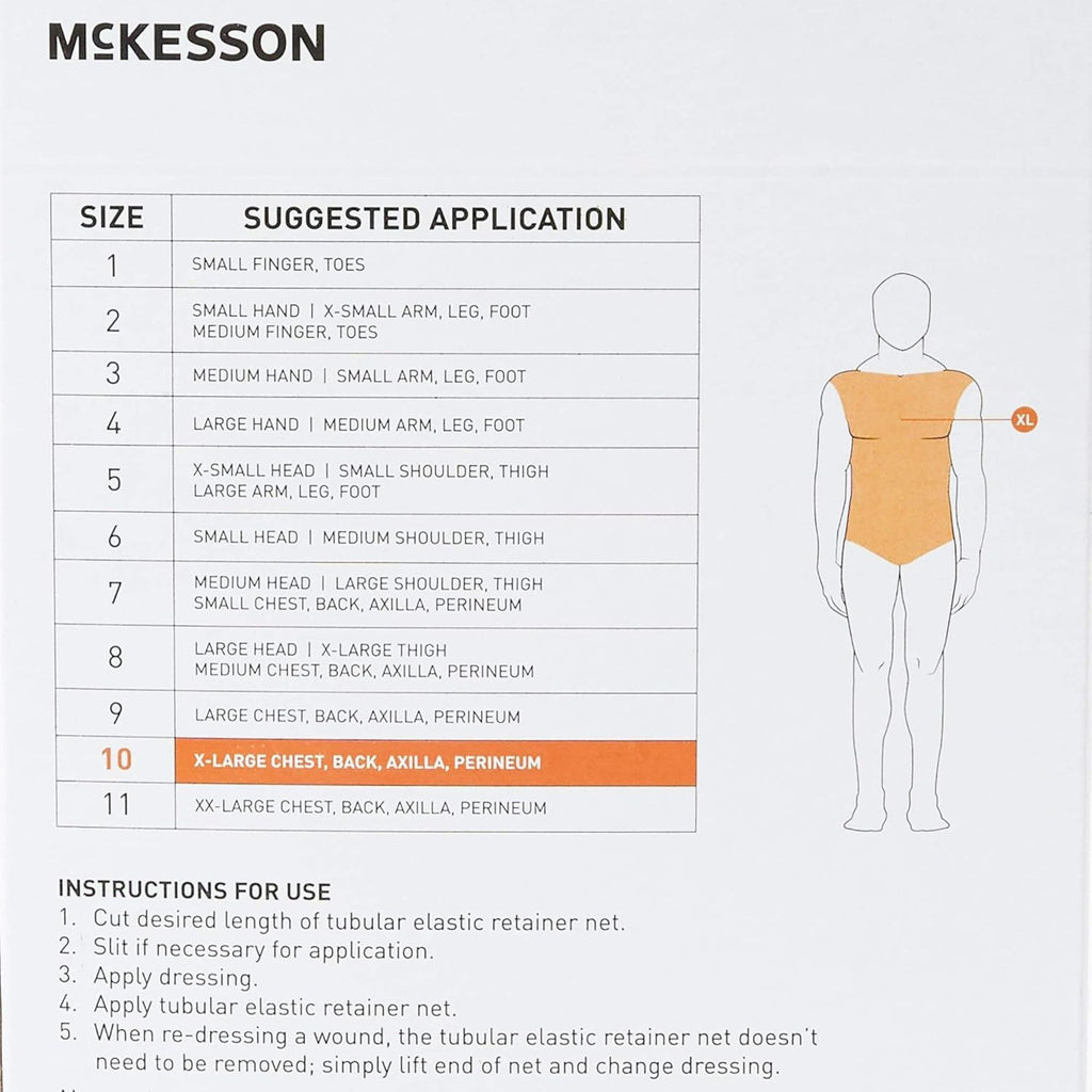 McKesson Tubular Elastic Retainer Net, 40.5" X 25 yd