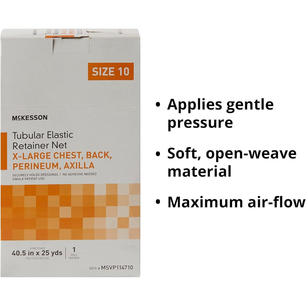 McKesson Tubular Elastic Retainer Net, 40.5" X 25 yd