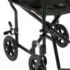 McKesson Lightweight Transport Chair, Aluminum Frame