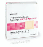 McKesson Hydrocellular Foam Dressings Acrylic Adhesive