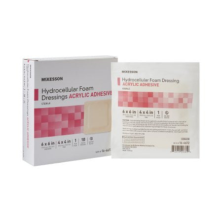 McKesson Hydrocellular Foam Dressings Acrylic Adhesive