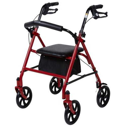 McKesson 4 Wheel Folding Rollator