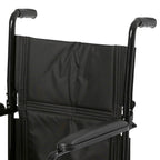 McKesson Lightweight Transport Chair with Padded Arms, Swing-away Footrests