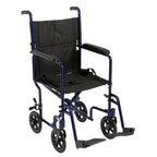 McKesson Lightweight Transport Chair, Aluminum Frame