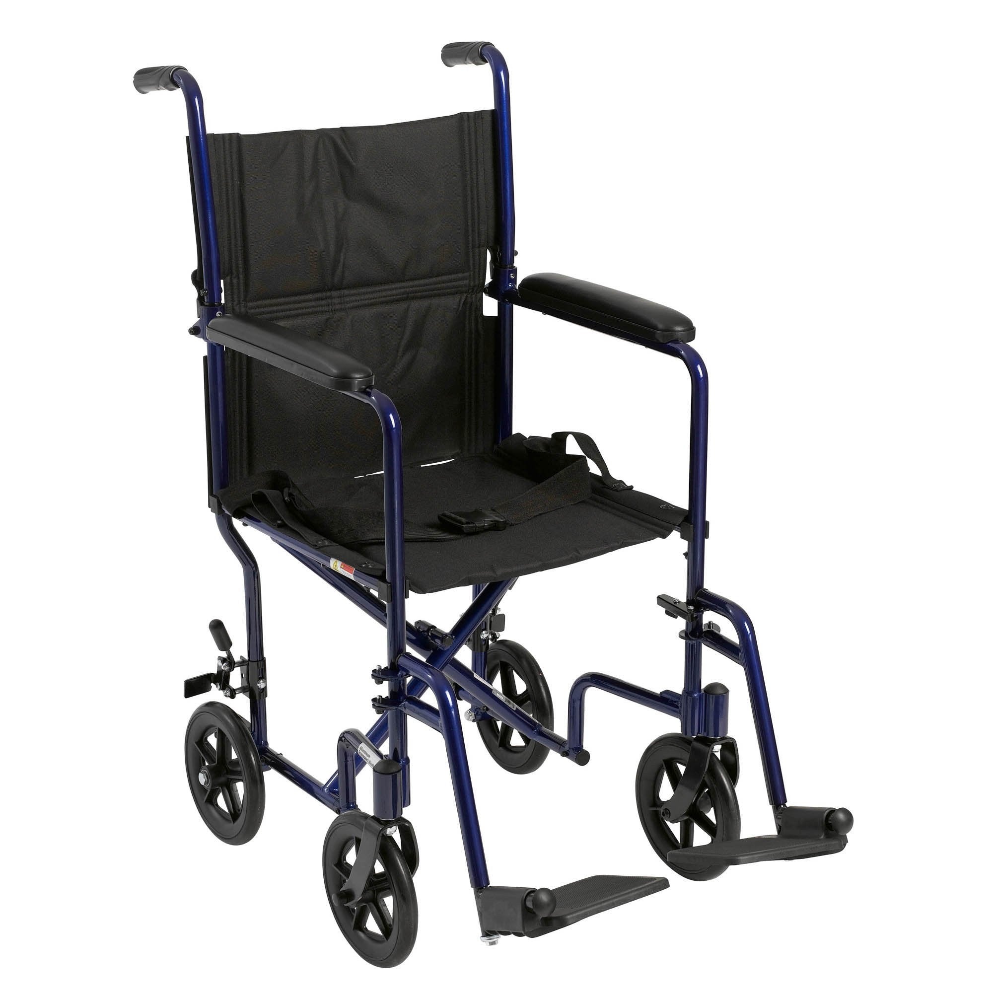 McKesson Lightweight Transport Chair, Aluminum Frame