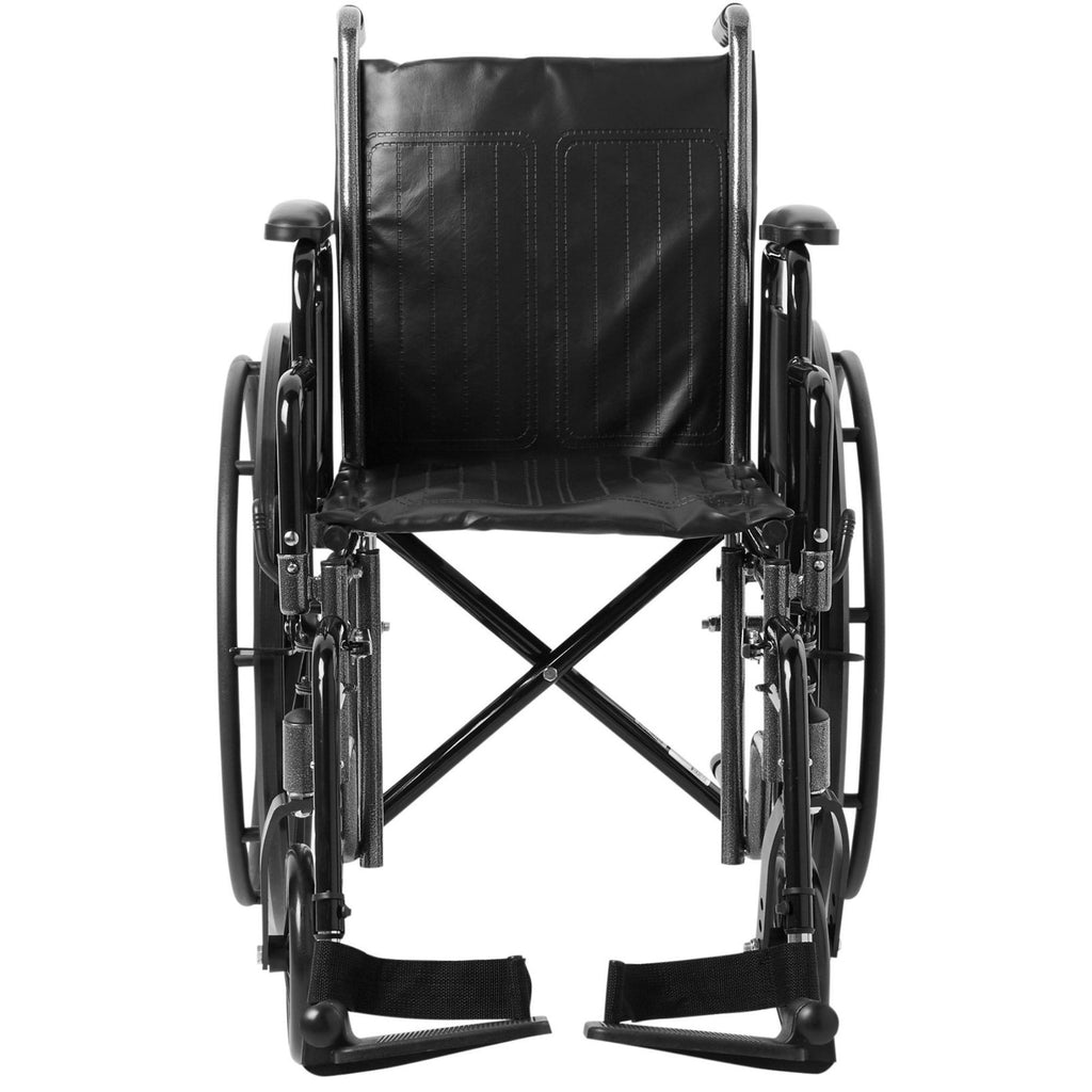McKesson Wheelchair with Padded Arms, Swing-Away Footrest