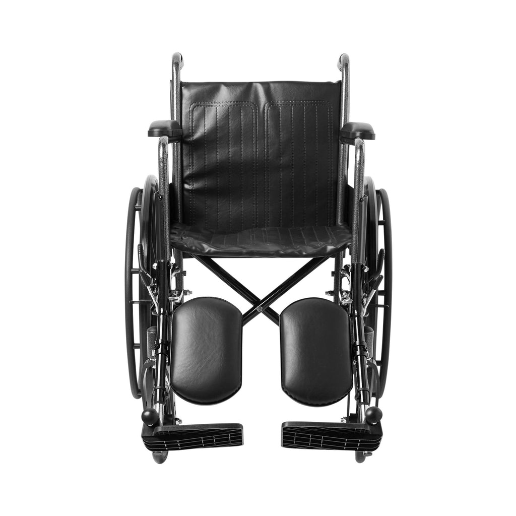 McKesson Dual Axle Swing-Away Wheelchair, Elevating Legrest