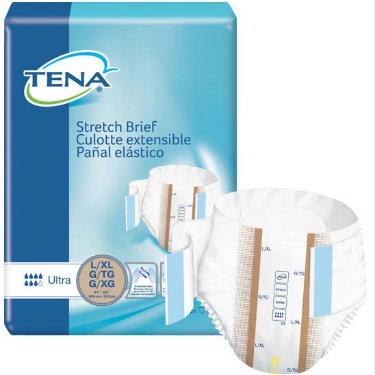 Tena Stretch Ultra Brief Large/x-large 41" - 64" - MahaStar Adult Products