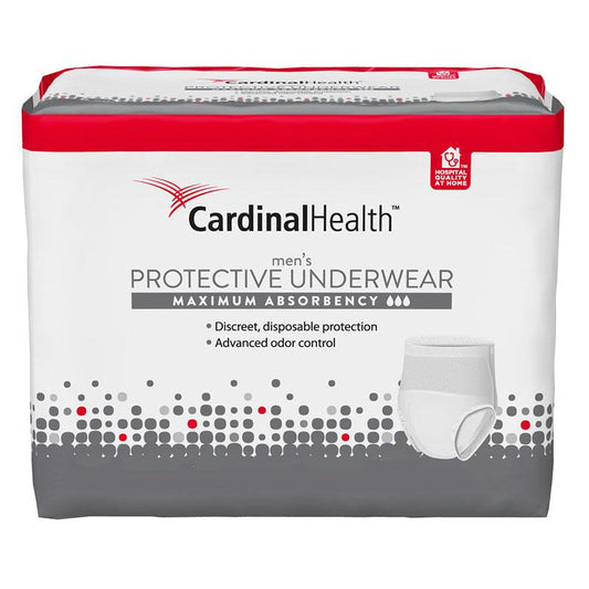 Cardinal Health, Men's Protective Underwear, Sure Care Super, Large/x-large, 45" - 58" - MahaStar Adult Products