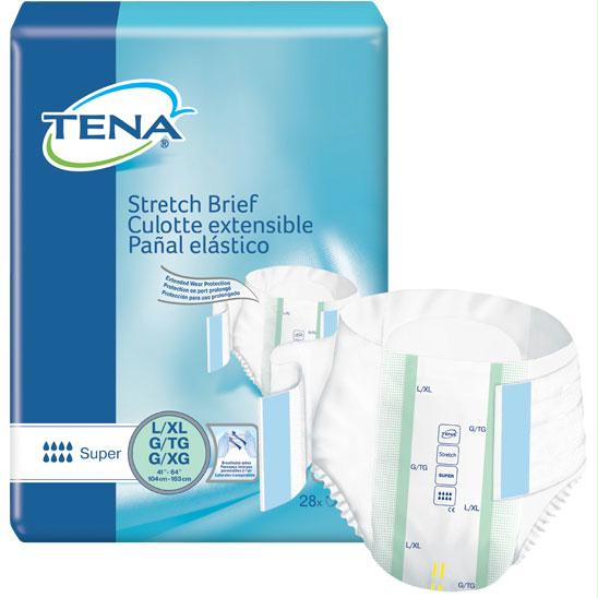 Tena Stretch Super Brief Large/x-large 41" - 64" - MahaStar Adult Products