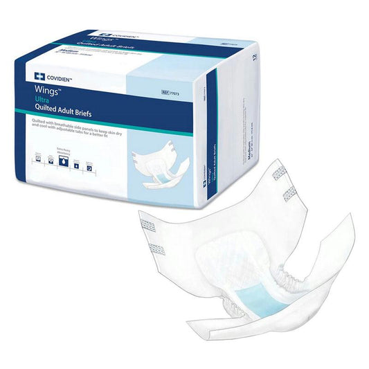 Wings Ultra Quilted Brief With Breatheeasy Technology, Medium, 32" - 44" - MahaStar Adult Products