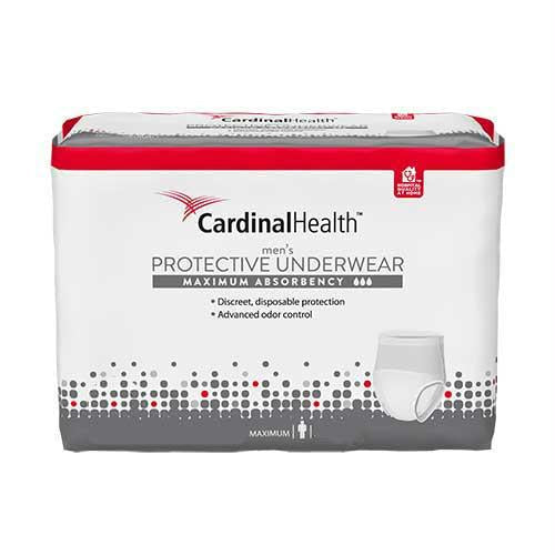 Cardinal Health, Men's Protective Underwear, Sure Care Super, Small/medium, 32" - 44" - MahaStar Adult Products