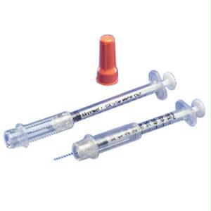 Monoject Insulin Safety Syringe 30g X 5/16", 1 Ml (100 Count)