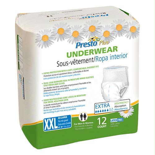 Presto Supreme Classic Protective Underwear Xx-large 68" - 80" Maximum Absorbency - MahaStar Adult Products