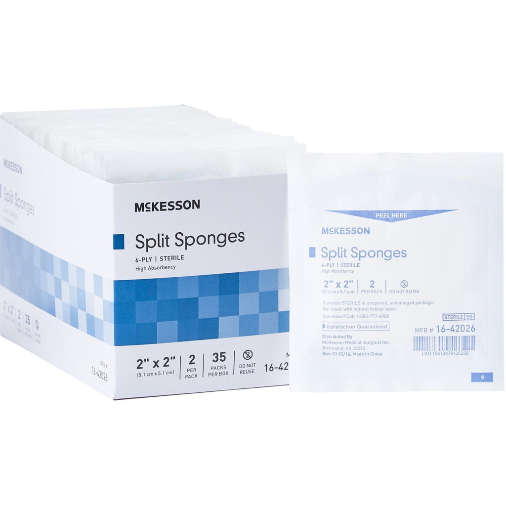 McKesson Split Sponges