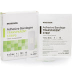 McKesson Transparent Adhesive Bandage Strips