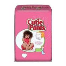 Cuties Refastenable Training Pants For Girls 3t-4t, Up To 32-40 Lbs. - MahaStar Pediatric Products
