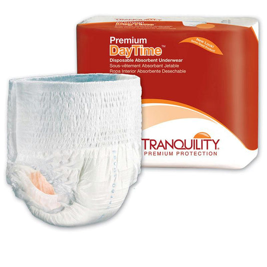 Tranquility Premium Daytime Adult Disposable Absorbent Underwear Medium 34" - 48" - MahaStar Adult Products