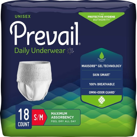 Prevail Incontinence Underwear for Men & Women, Maximum Absorbency, Medium - MahaStar Adult Products