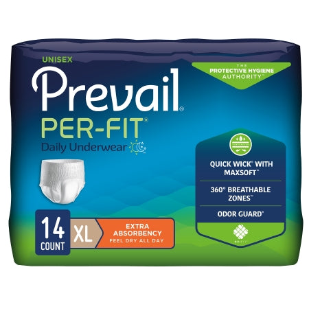 Prevail Incontinence Per-Fit Protective Underwear, Extra Large - MahaStar Adult Products