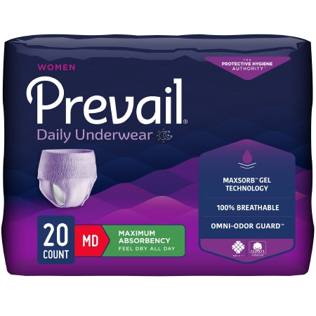 Prevail Incontinence Underwear for Women, Maximum Absorbency, Medium - MahaStar Adult Products