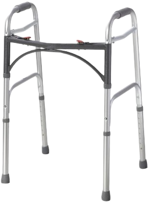 McKesson Aluminium Folding Walker without Wheels