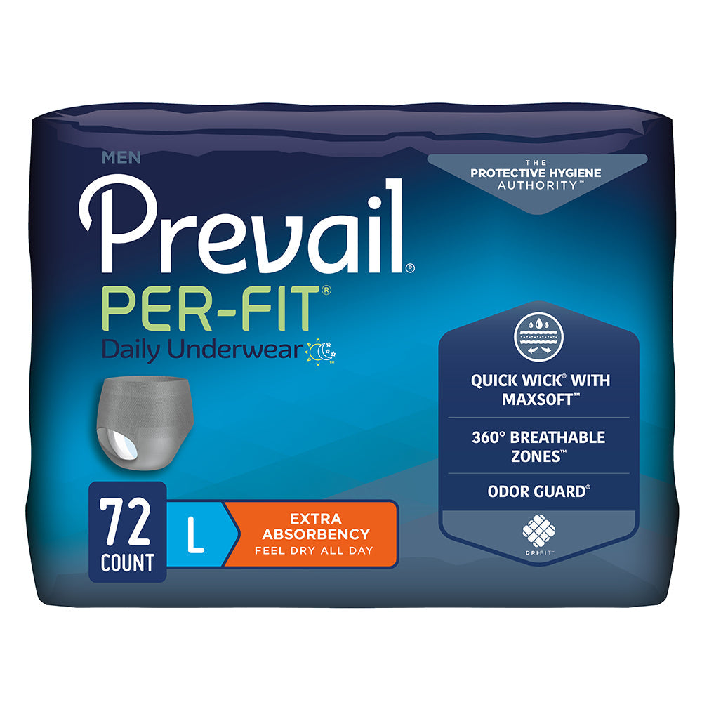 Prevail® Per-Fit® Incontinence Protective Underwear for Men, Large - MahaStar Adult Products