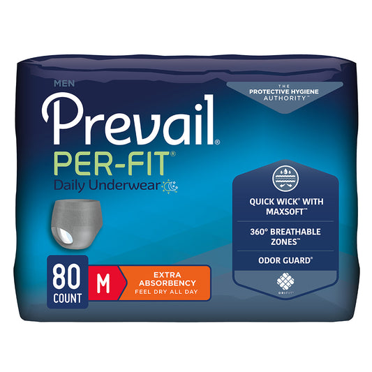 Prevail® Per-Fit® Incontinence Protective Underwear for Men, Small/Medium - MahaStar Adult Products