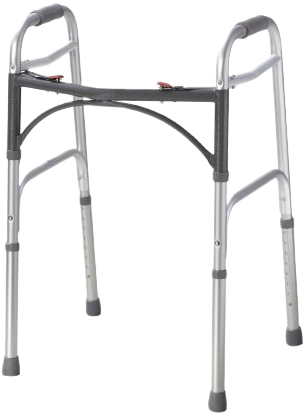 McKesson Aluminium Folding Walker without Wheels