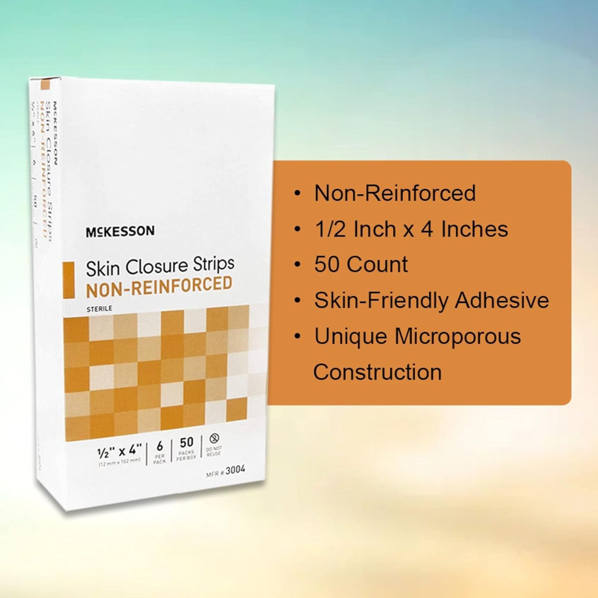 McKesson Skin Closure Strip, Sterile, Non-Reinforced