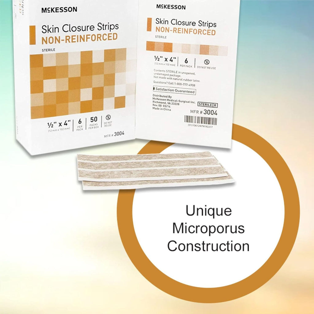 McKesson Skin Closure Strip, Sterile, Non-Reinforced