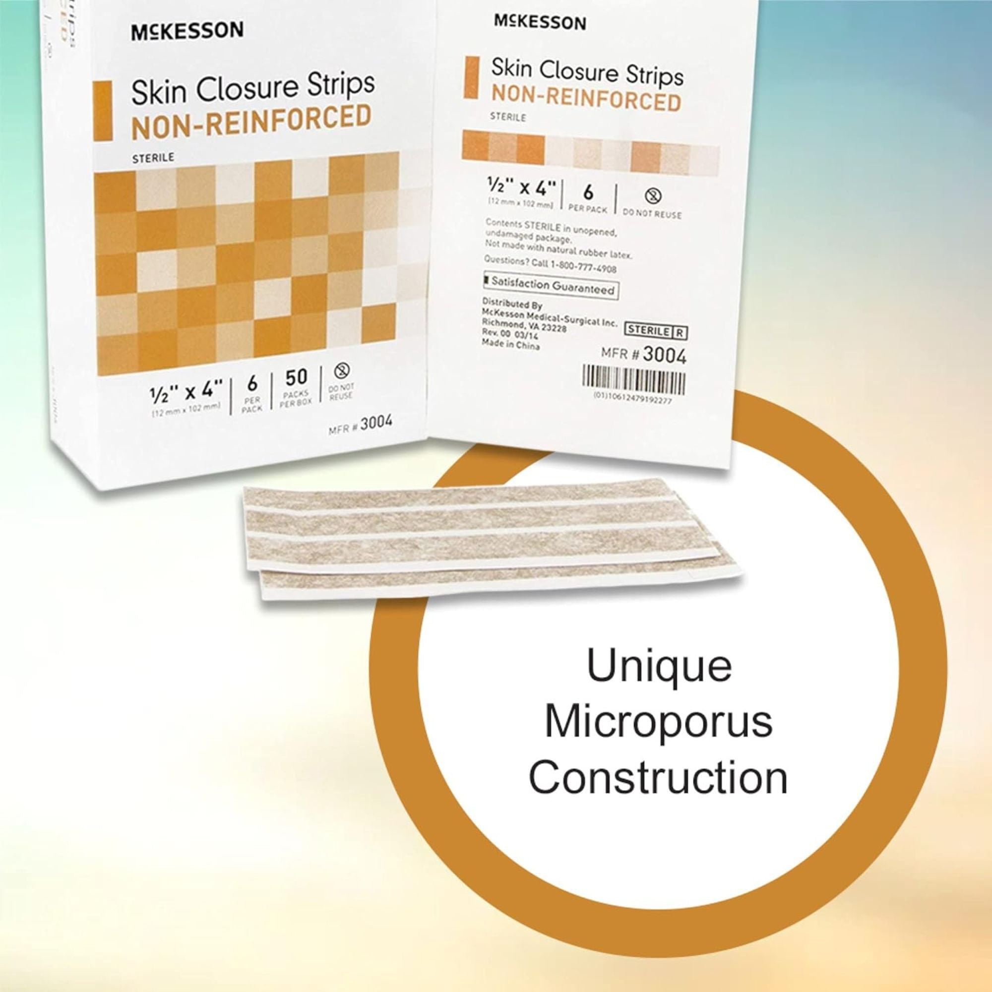 McKesson Skin Closure Strip, Sterile, Non-Reinforced