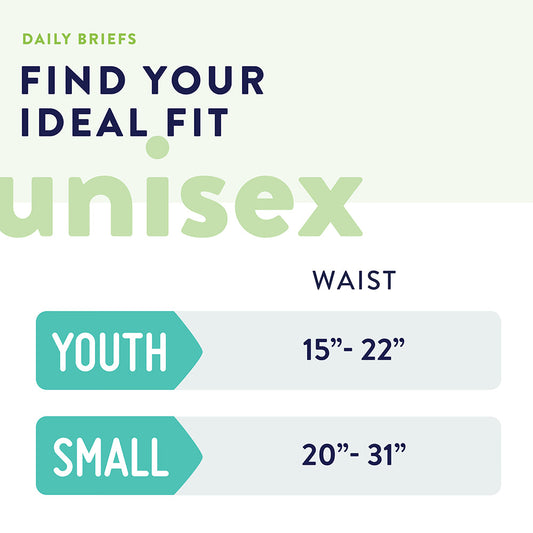 Prevail Incontinence Brief, Unisex, Maximum Absorbency, Size Small - MahaStar Adult Products