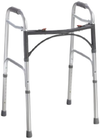 McKesson Aluminium Folding Walker without Wheels