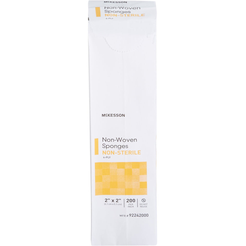 McKesson 4-Ply Non-Woven Sponge, Non-Sterile