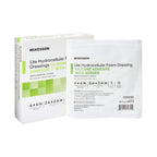 McKesson Lite Hydrocellular Foam Dressings with Border, 4" X 4", Square Sterile