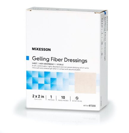 McKesson Gelling Fiber Dressings, 2 X 2"