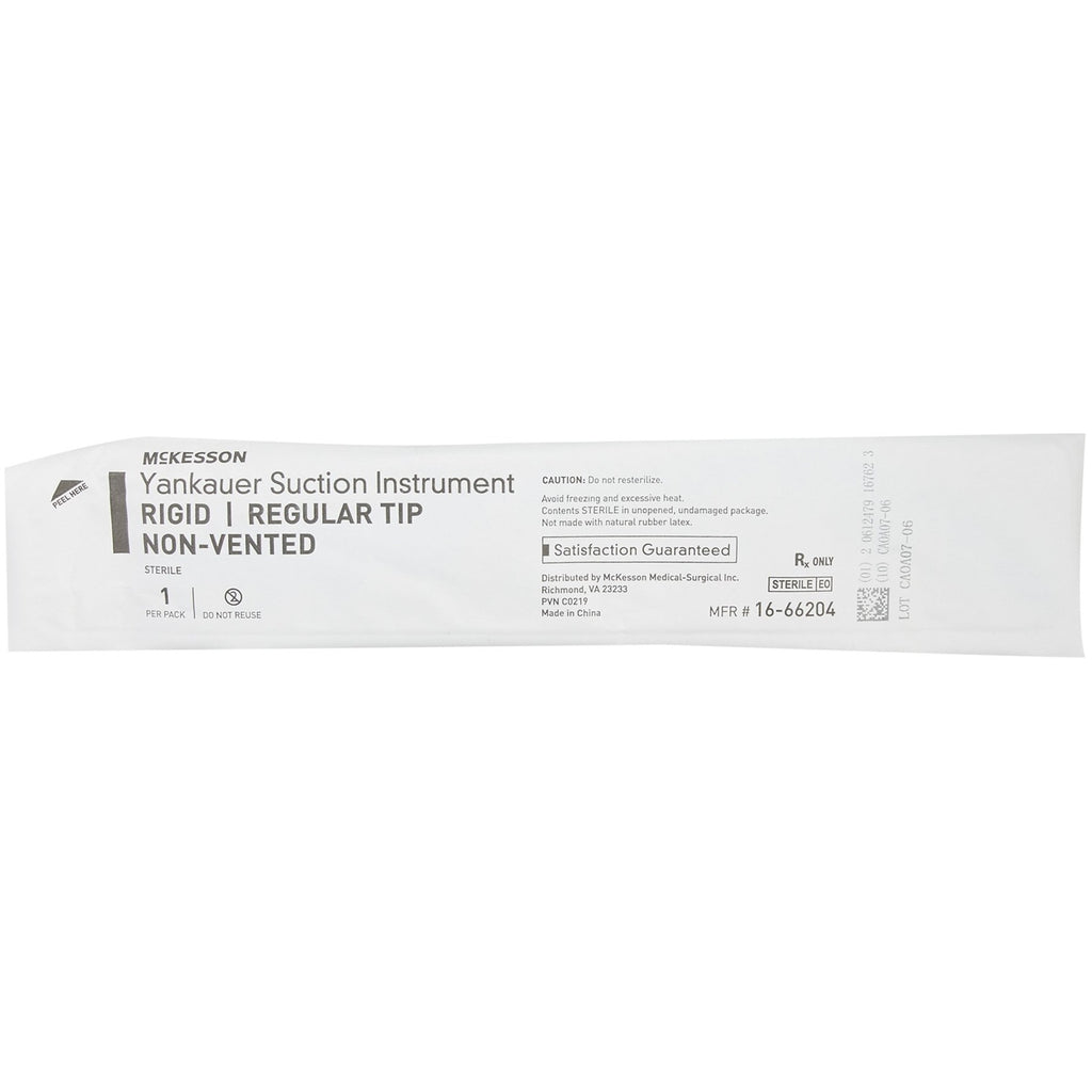 McKesson Yankauer Suction Instrument, Regular Tip