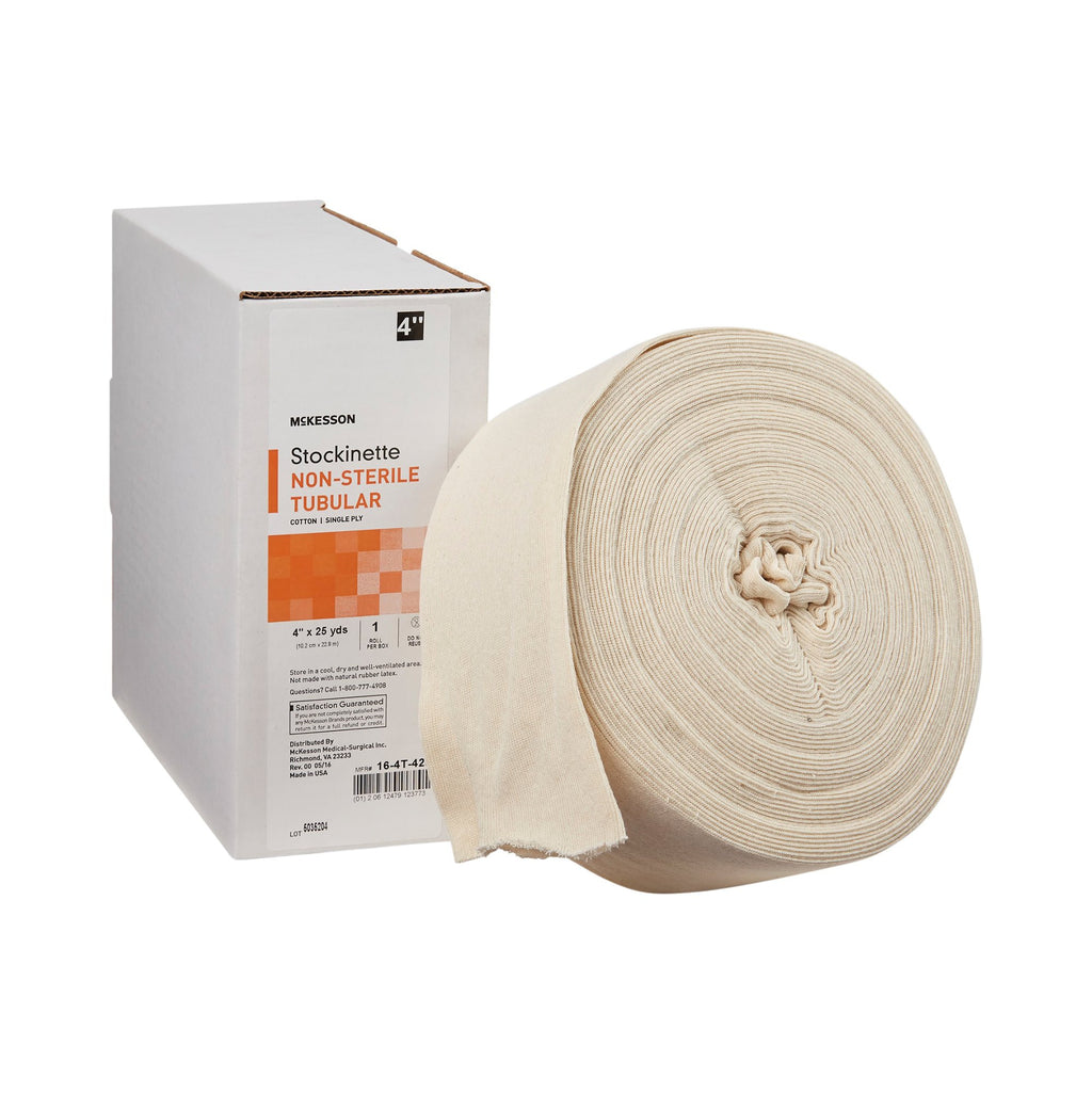 McKesson Stockinette Non-Sterile Tubular, 4" X 25 yd