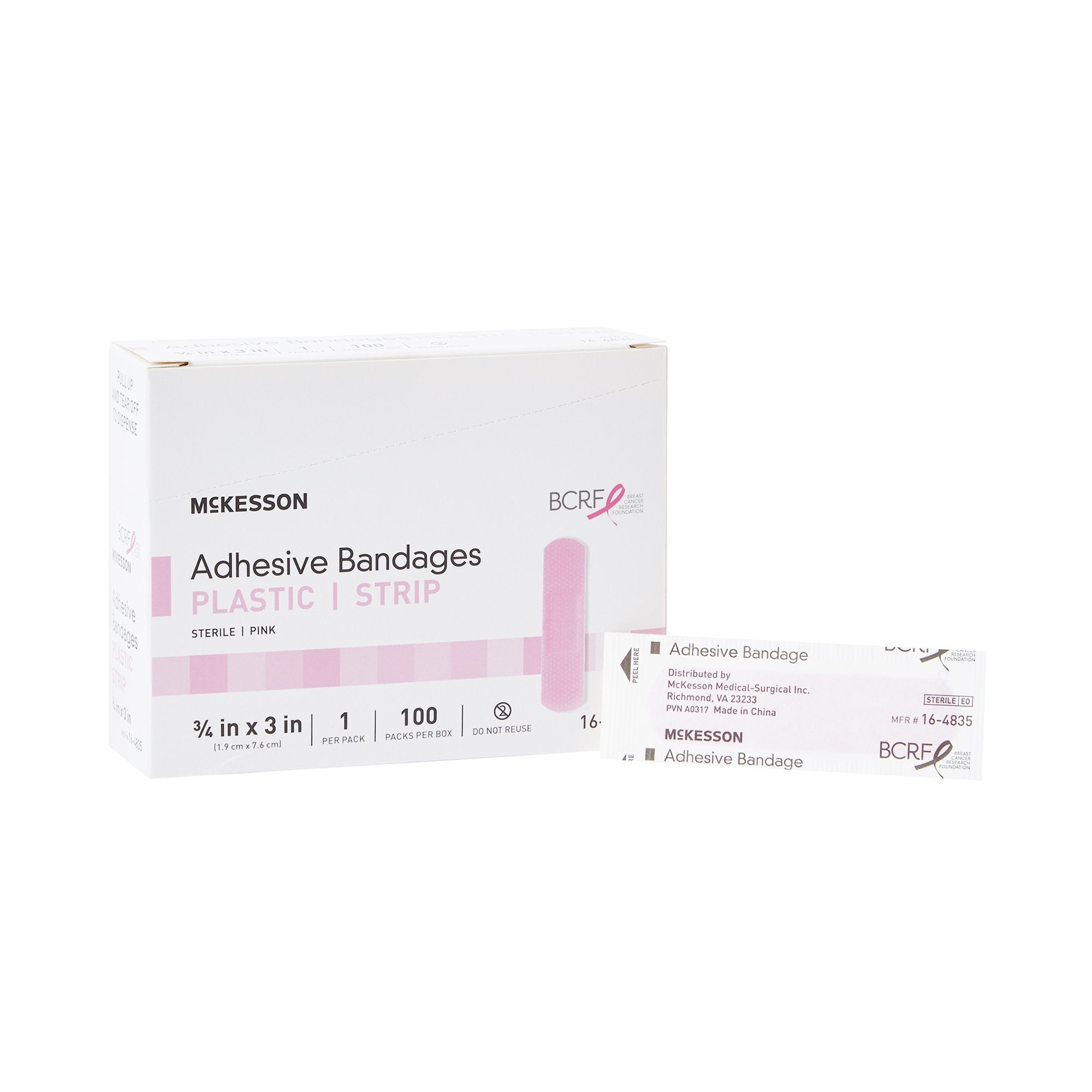 McKesson Plastic Strip Adhesive Bandages